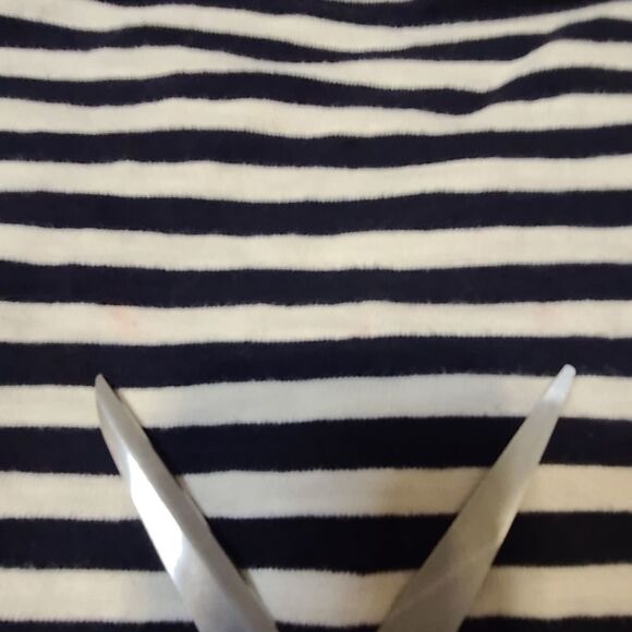J. Crew Black White Striped Casual Dress Size Large - Picture 7 of 7